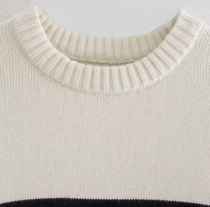 Streifen-Chic Pullover