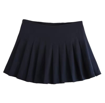 Plissee-Skort – Hohe Taille