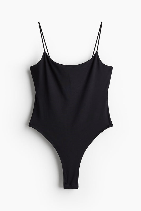 Ärmeloser Bodycon-Bodysuit